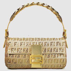 Limited Edition Fendi Baguette 15th Anniversary - Tucano/Gold Braided